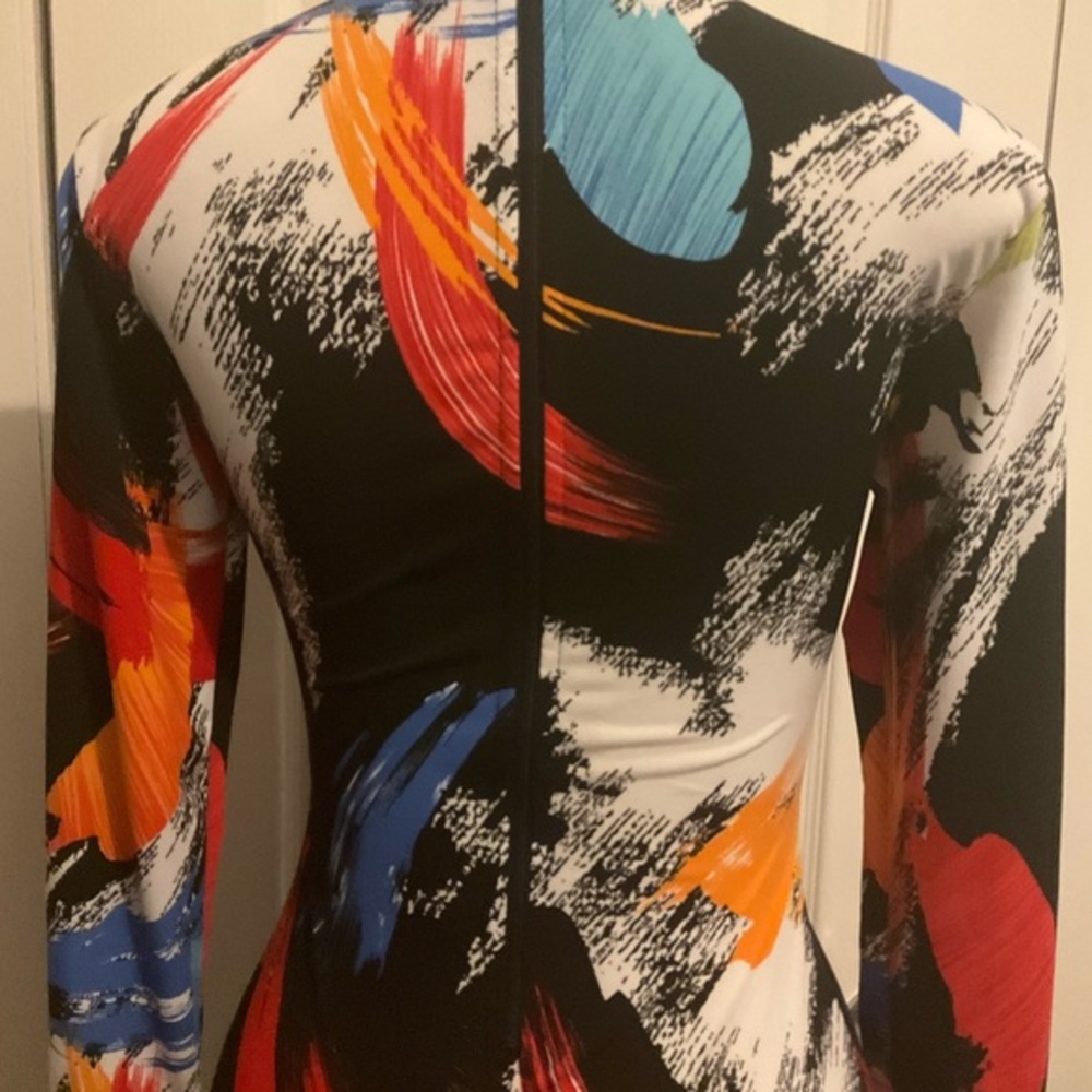 Multicolor Bodycon Dress - Picture 2 of 6